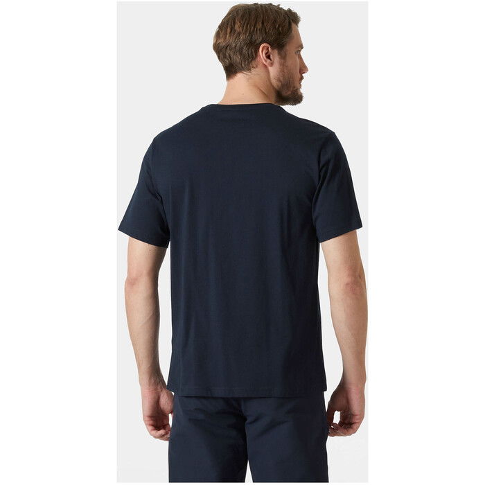 2024 Helly Hansen Mens Logo T-shirt 2.0 30396 - Navy